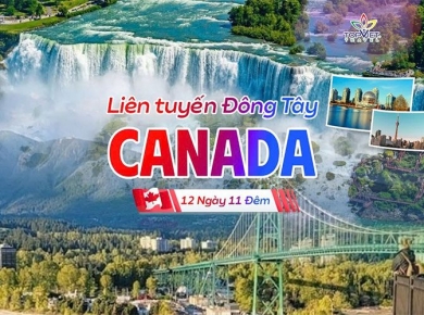 Chương trình du lịch mùa xuân Bắc Mỹ: LIÊN TUYẾN BỜ ĐÔNG - TÂY CANADA